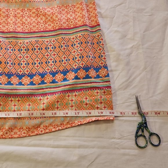 Everly Boho Striped Adjustable Spaghetti Strap Mini Dress Size Small - Picture 8 of 12